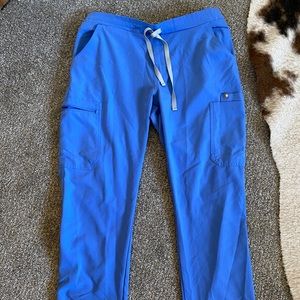 FIGS Yola Skinny Scrub Pants Ceil Blue Size Medium